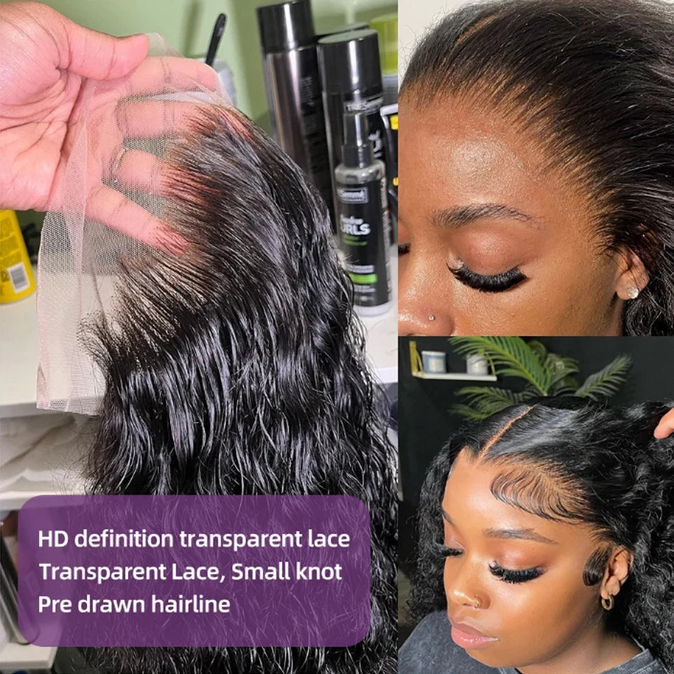 Glueless Wigs Human Hair Wear And Go Kinky Curly Lace Frontal Human Hair Perruque Cheveux Humains OnSale Brazilian Raw Hair