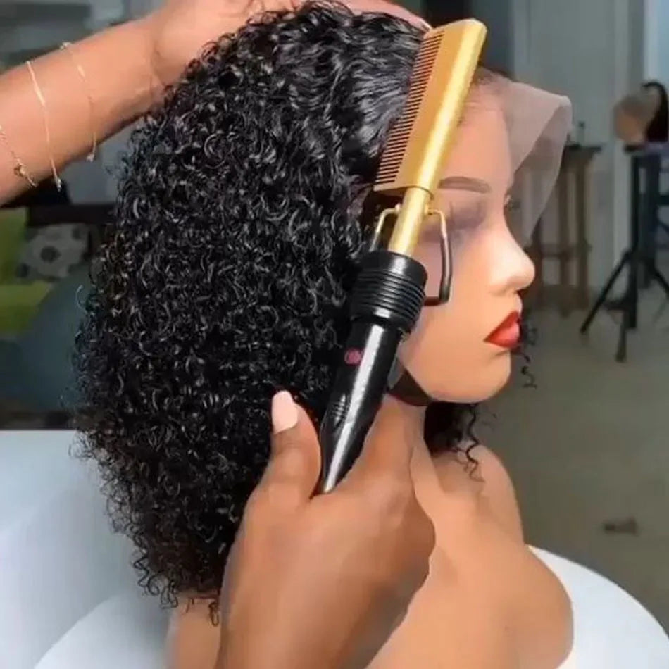 Glueless Wigs Human Hair Wear And Go Kinky Curly Lace Frontal Human Hair Perruque Cheveux Humains OnSale Brazilian Raw Hair