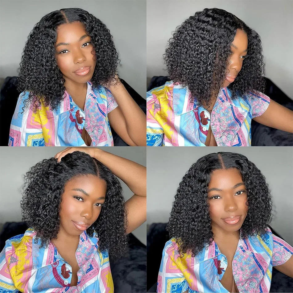 Glueless Wigs Human Hair Wear And Go Kinky Curly Lace Frontal Human Hair Perruque Cheveux Humains OnSale Brazilian Raw Hair