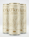 PRE- ORDER: O’kra – Sparkling Okra Water (Pineapple) | Hydration & Skin Health